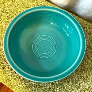 Homer Laughlin Turquoise Fiesta Ware Cereal Bowl Replacement Piece 7" EUC